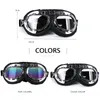 Dog Big Area Sunglasses with Foldable Comfortable Frame Adjustable Straps Windproof Snowproof Eye Protection Large Breed Goggles for Outdoor Riding Driving
