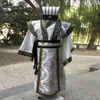 2018Die neuen Sommer-Kung-Fu-Uniformen chinesische traditionelle Männerkleidung Tang-Kostüme Drachen alter Kaiser passt TB3093