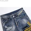 Erkek Kot Jean Homme Jeans Erkekler Sokak Giysileri Yırtık Denim Pantolon Erkekler Trend Markaları Pantolon Yok Deli İnce Basit Tasarım İçin Uygun Erkekler Z230711