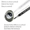 Canetas de pintura 8 pacotes de canetas de marcadores de tinta acrílica preta branca para pintura de pedra Tela de vidro Metálico Cerâmica Papel Desenho à base de água 230710