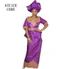 afrikanska klänningar för kvinna bazin riche broderi design lång klänning DP168197G