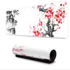 Mouse Pads Wrist Cherry Blossom Sakura Gaming Mouse Pad Office Rubber Locking Edge Big Computer Mousepad Desk Mat R230711