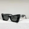 Designer Top Off w Sunglasses New Fashion Trendsetter White Cat Eye Oeri027