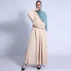 Ropa étnica Robe Femme Musulmane Lasser Bairam Árabe Suelto Abaya Oriente Medio Ramadán Moda musulmana Dubai Turquía Vestido largo