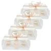 Gift Wrap Box Bakery Case Biscuit Container Clear Cookie Candy Supplies Cupcake Containers Stand