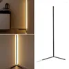 Vloerlampen Modern Minimalistisch Led Rgb Hoeklamp Kleurrijk Creatief Slaapkamer Woonkamer Decoratie Binnenverlichting Staand