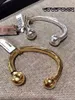 Kedja UNO DE Mode galvanisering 925 Silverfärg 14k guld Berlockarmband Nisch Smycken Present 230710