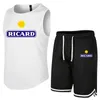 Chándales para hombre Summer Tank Top Shorts Quick Dry Male Fitness Running Chaleco Transpirable Chándal 2pcs Trajes Camiseta sin mangas Conjunto Ricard 230710
