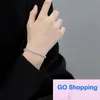 All-match Zircon Bracelet Female Cold Style High Sense Female Girlfriends Bangle Bracelet Ins Internet Celebrity Minority Fashion Hand Jewelry