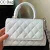 CC Bag Shopping Bags 2022 Fashion Womens Designer Handbags Classic Top Handle Seamed Shoulder Cowhide Hardware Accessories High Quality Coco