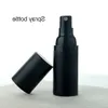 15ml 30ml 50ml Black Airless Bottle AS Press Typ Plastic Emulsion Spray Scrub Sub-flaska Tom kosmetikabehållare Mtowj