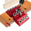 Professional Hand Tool Sets V-Drill Guide 30 45 90 Angled Drill Jig With 4 Sizes Holes For Flat Surface Round Part Corner Straight Hole