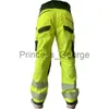 Others Apparel Work Pants For Men Multifunctional Work Trousers Workwear Pants With Reflective Tapes Hi Vis Workwear x0711