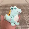 Nouveau Makron porte-clés pendentif dinosaure plat peluche