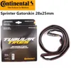 Copertoni per bici Continental Sprinter Gatorskin Tubolare per bici da corsa Nero 28''x 25mm HKD230712