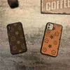 Men Designer Leather Phone Factions for iPhone 13 Pro Max 12 Mini 11 XS XR x 8 7 Plus Case Full Full Shell