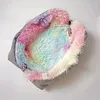 Arcobaleno Color Lungo Peluche Multifunzionale Gatti Cani Tappetino peloso Cuscino caldo invernale Letto per animali Letto morbido per cuccioli