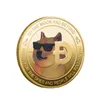 Arts and Crafts Dogecoin color relieve tridimensional moneda conmemorativa