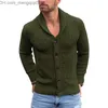 Blusas Masculinas Rope De Hombre Outono Casaco Masculino Inverno Moda Cardigã Casaco Suéter Masculino Z230712