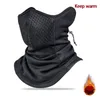 Fietsmutsen Maskers Winter Warm Gezichtsmasker voor heren Hoofdband Hoedhals Hardloopsjaal voor heren Motorfiets MTB Fiets Ski Gezichtsmasker 230711