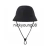 Wide Brim Hats Bucket Hats Letter Bucket Hat designer woman cap for man brown black dark green solid color bob homme thin drawstring nylon canvas luxury hats for travel