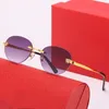 Frameless sunglasses for men and women, trendy and versatile sunglasses, ocean lenses, street photography glasses