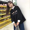 Dam Luvtröjor Dam Mode Toppar Höst Dam Kawaii Studenter Sweatshirt Kläder Tröjor Söta tjejer Koreanska Streetwear