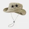 New Cotton Bucket Hats Unisex Summer Sunscreen Panama Fisherman Hat Outdoor Outdoor Camping Hiking Sun Hat