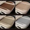 Uppgradera linbilsätet omslaget andningsbar Auto Seat Cushion Protector Front Automobile Seat Pad Mat Car Styling Interiör Tillbehör