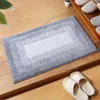 Badmatten Eenvoudige Mat Badkamer Pluche Fluwelen Slip Tapijt Antislip Home Bed Room Decor Supplies