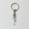 Keychains Antique Silver Color Spoons Keychain Spoon Keyring Theory Tiny Charm Spoonie Jewelry