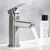 Bathroom Sink Faucets 304 Stainless Steel Basin Faucet Modern Brushed Sanitary Mixer With Filter Silvery And Cold Taps Grifo Lavabo