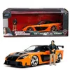 Diecast Model car 1 24Jada Fast and Furious Brians GTR-34 RX-7 Supra High Simulation Diecast Metal Alloy Car Model Kids Toy Gift Collection 230711
