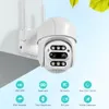 IP カメラ ANBIUX 8MP 4K PTZ カメラ 8x ズーム デュアルレンズ 人体検出 CCTV 4MP 屋外 Wifi ビデオ監視 ICSEE APP 230712