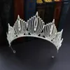 Hair Clips European And American Bride Crown Baroque Rhinestone Princess Band Wedding Dress Accessories Style Fashion Retro