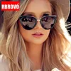Rbrovo 2023 Новые негабаритные солнцезащитные очки Women Cateye Retro очки для женщин роскошные солнцезащитные очки женщины бренд Oculos de Sol Feminino