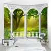 Tapestries Decorative Tapestry Home Background Decorative Tapestry Beautiful Window View Decorative Tapestry R230710