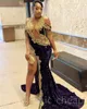 2023 Aso Ebi Vestido de Baile Sereia Roxo Renda Cristais Frisados Noite Festa Formal Segunda Recepção Aniversário Noivado Vestidos Robe De Soiree ZJ7247