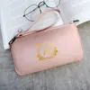 Brieftaschen Reise Tragbare ID Karte Kredit Lange Geldbörse Kranz Brief Drucken Geld Taschen frauen Pu Leder Brieftasche Tasche Handtasche veranstalter