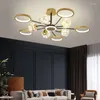 Chandeliers Nodric Chandelier Lights For Bedroom Living Room Led Lighting Black Gold Ceiling Dining Lamp Fixtures