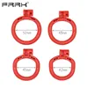 Cockrings FRRK gaiola de galo de castidade leve com 4 anéis penianos adequados para tartarugas masculinas kit de dispositivo de retenção masculino preto brilhante BDSM brinquedos sexuais 230712