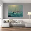 Sailing Ships Canvas Art Wild Ranger Frank Vining Smith Painting Hand Painted Romanticism Living Room Decor