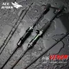 Wędki na łódkę ACE HAWK AG Venom 1.68m/2.1m BFS Fishing UL Rod Hollow Tip Flow Area pstrąg Ultra Light Travel obrotowe ramię wiadro 230711