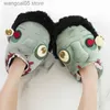 Slippers Unisex Zombie Slippers Winter Warm Indoor Slides Voor Vrouwen en Mannen Walking Dead 3D Thuis Slaapkamer Schoenen Halloween Cosplay pantufa T230712