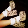 Sandália INS Sapatos Plataforma Fuzzy Cheetah Primavera Verão Sweet Lolita Mary Janes Leopardo Salto Alto Estilo Gótico Sandálias Femininas T230712