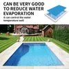 Other Pools SpasHG Swimming Pool Cover Rectangular Solar Summer Waterproof Pool Tub Dust Outdoor PE Bubble Film Blanket Accessory Pool Cover Drop 230712