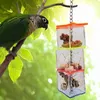 Other Bird Supplies Transparent Parrots Food Feeder Acrylic Holder Treats Forage Box Cage Toy 230711