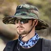 Boinas de verano UPF50, sombreros de sol para mujeres y hombres, gorras de Panamá de camuflaje, malla transpirable para exteriores, sombrero de pesca para senderismo, cubo plegable para hombre