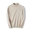 メンズセーター男性セーター固体プルオーバーモックネック春と秋の摩耗薄いファッションアンダーシャツサイズ M に 4XL 230711