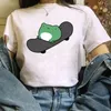 Kadın Tişörtleri Kawaii Giysileri Kaykay Kurbağası Karikatür Grafik Yaz Kadın Erkek Erkekler Vintage Fashion Sıradan Gömlek Sevimli Camisetas Tops Tee